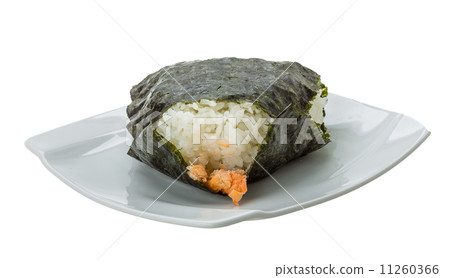 Japan rice ball with salmon 11260366