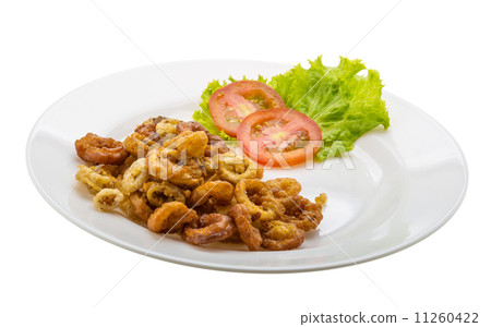 Fried squid rings Fried squid rings 11260422