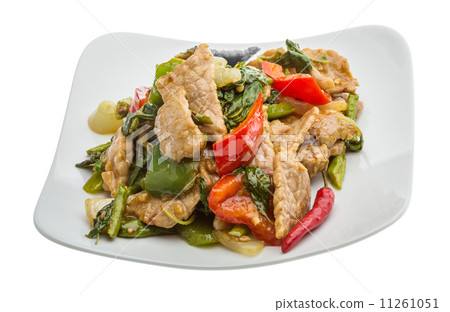 Pork with vegetables 11261051