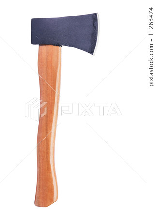 axe with wooden handle 11263474