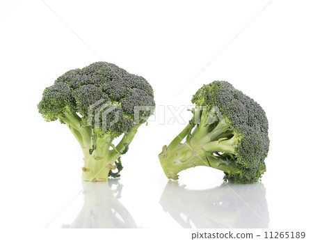 Two fresh broccoli. 11265189