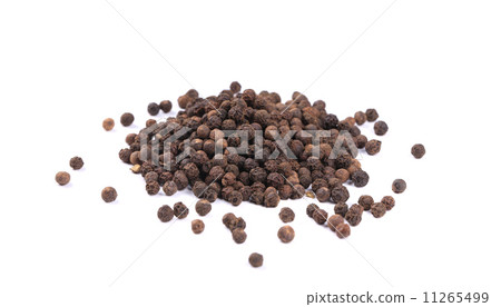 Heap of black spicy peppercorn. Heap of black spicy peppercorn. 11265499