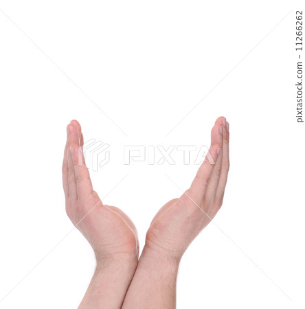 Hands forms care symbol. Hands forms care symbol. 11266262