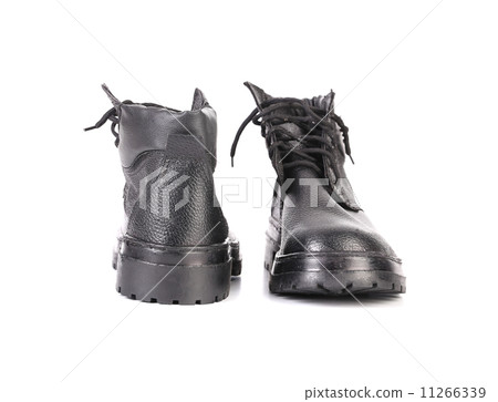 Pair of working boots. Pair of working boots. 11266339