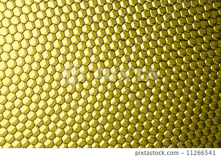 Black Wire on the yellow background 11266541