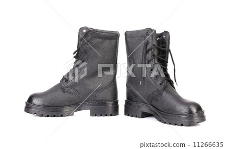 Pair of working boots. Pair of working boots. 11266635