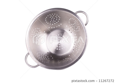 Steel strainer sieve metal bowl. 11267272