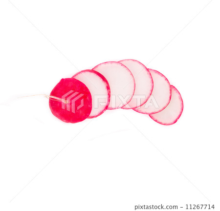 Sliced radish. 11267714