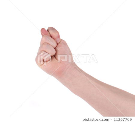 Gesturing with finger hand Gesturing with finger hand 11267769
