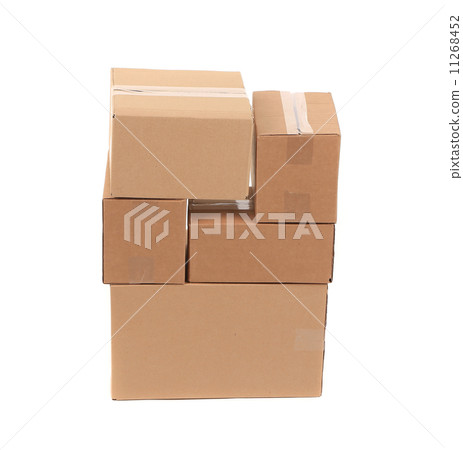 Stack of empty boxes. 11268452