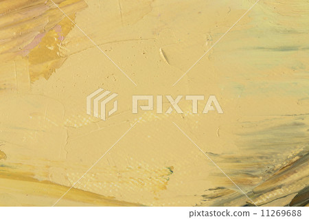 Close-up of canvas painting Close-up of canvas painting 11269688
