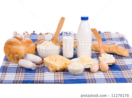 Composition with bread milk and cheese Composition with bread milk and cheese 11270178
