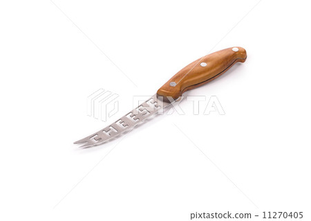 Close up of cheese knife. Close up of cheese knife. 11270405