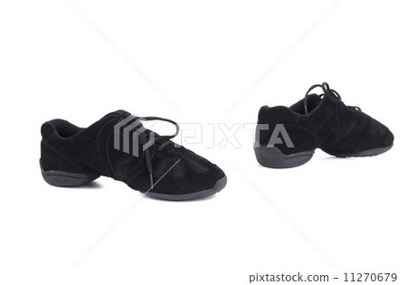 Black pair of men shoes. 11270679