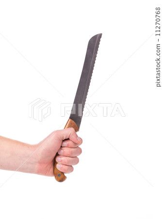 hand holding a knife hand holding a knife 11270768