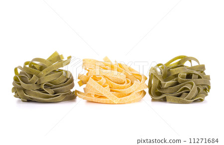 Tagliatelle with spinach. Tagliatelle with spinach. 11271684