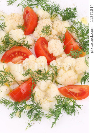 Close up of salad with broccoli. Close up of salad with broccoli. 11271814