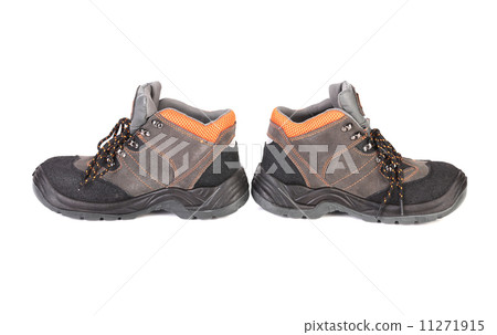 Pair of hiking shoes. Pair of hiking shoes. 11271915
