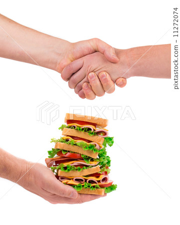 Sandwich in hand Sandwich in hand 11272074