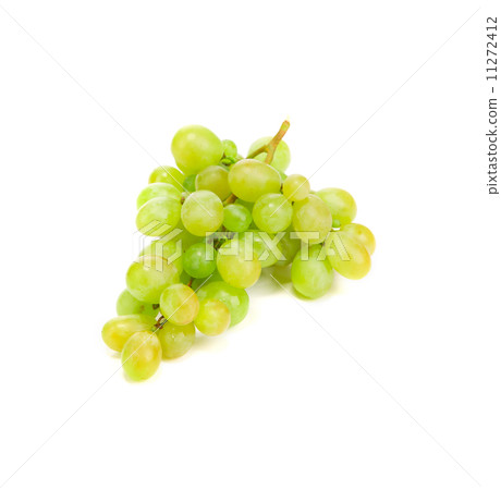 Bunch of ripe and juicy green grapes. Bunch of ripe and juicy green grapes. 11272412