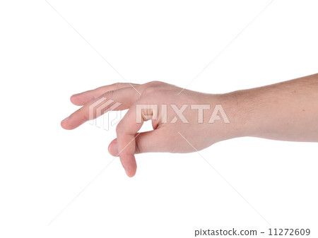 Male hand showing something. 11272609