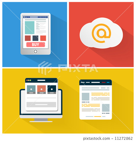 Modern app icon of browser business concept Modern app icon of browser business concept 11272862