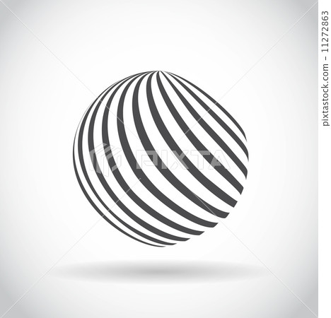 Abstract swirl sphere globe symbol Abstract swirl sphere globe symbol 11272863