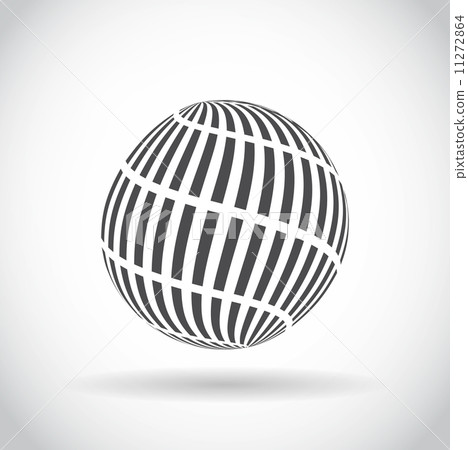 Abstract swirl sphere globe symbol Abstract swirl sphere globe symbol 11272864