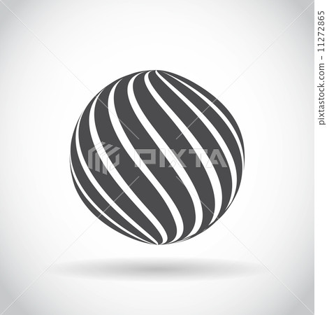 Abstract swirl sphere globe symbol Abstract swirl sphere globe symbol 11272865
