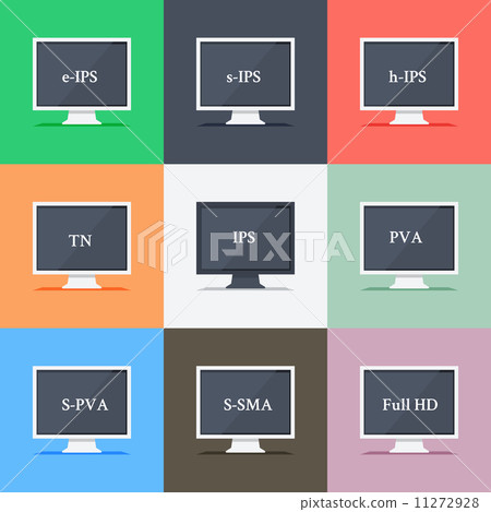 Responsive web design on different monitors - Stock Illustration ...