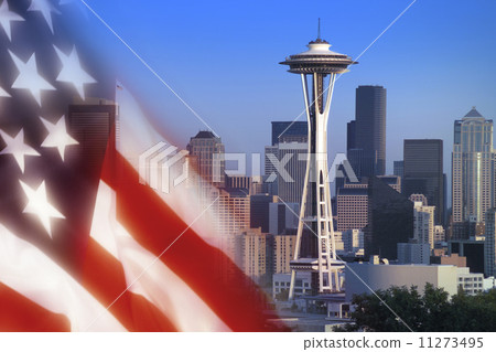 Space Needle in Seattle in the USA 11273495