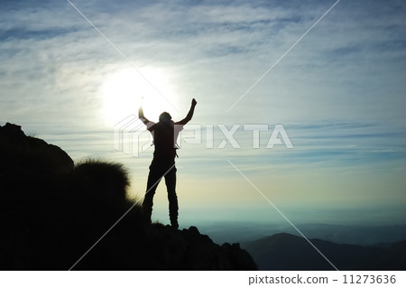 Trekker silhouette Trekker silhouette 11273636