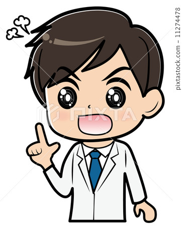 Angry doctor - Stock Illustration [11274478] - PIXTA