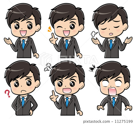 男性的面部表情集 男性的面部表情集 11275199