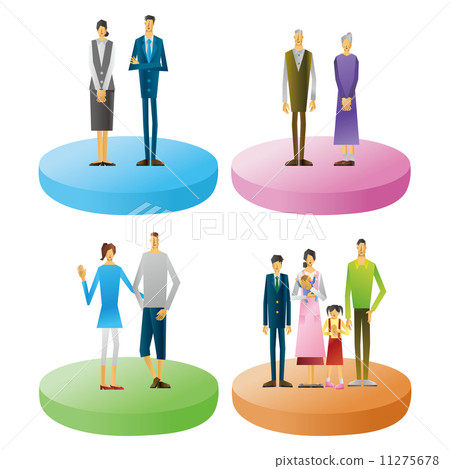 人家庭父母和孩子夫婦 人家庭父母和孩子夫婦 11275678