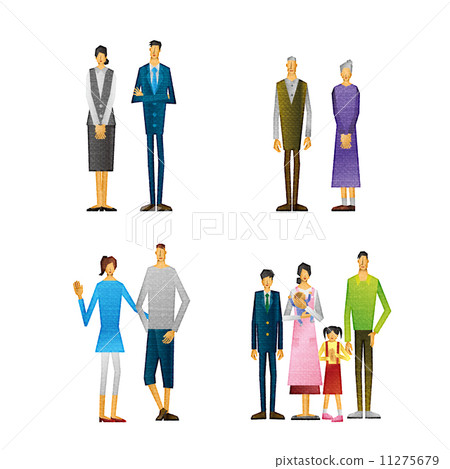 由年齡人夫婦生成的人群人 11275679