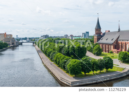 View on Pregolya river in Kaliningrad View on Pregolya river in Kaliningrad 11276229