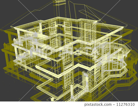 Abstract modern building Abstract modern building 11276310