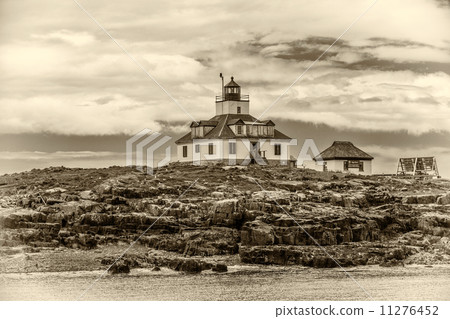 Historic Egg Rock Lighthouse in Maine 11276452