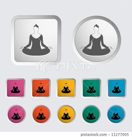 Yoga icon. Yoga icon. 11277005