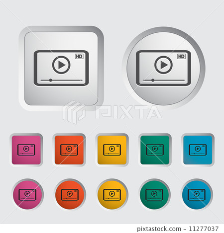 Video player icon. 11277037