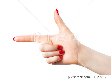 Pointing hand 11277129