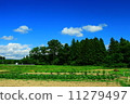 Country farm and sky 11279497