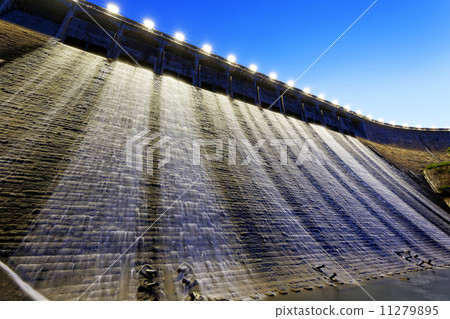 Dam at night Dam at night 11279895