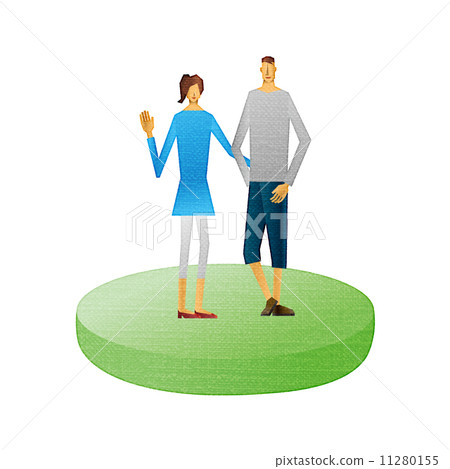 情侶2男女青年男士小姐 11280155