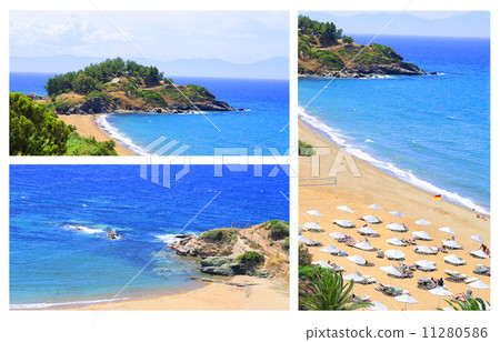 Warm Sea, Sun, Beach, Vacation. 11280586