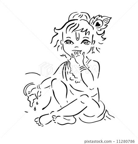 Hindu God Krishna. 11280786