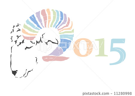 New year's greeting material 11280998