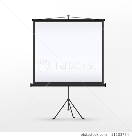 vector 3d blank projection screen 11283754