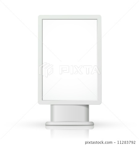 3d vector vertical blank lightbox template 3d vector vertical blank lightbox template 11283792